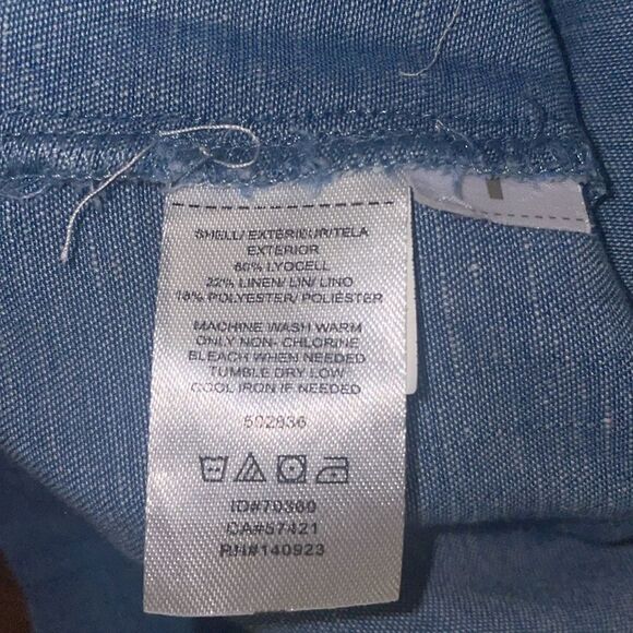 Loft Denim Button Front Dress Size 2P - Picture 10 of 10